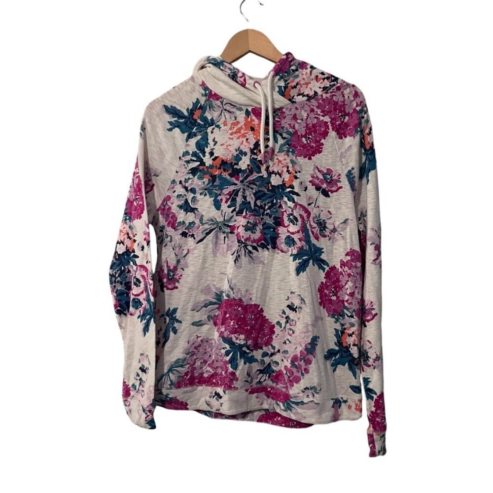 Joules Girl’s Multi Color Floral Hoodie Size 14